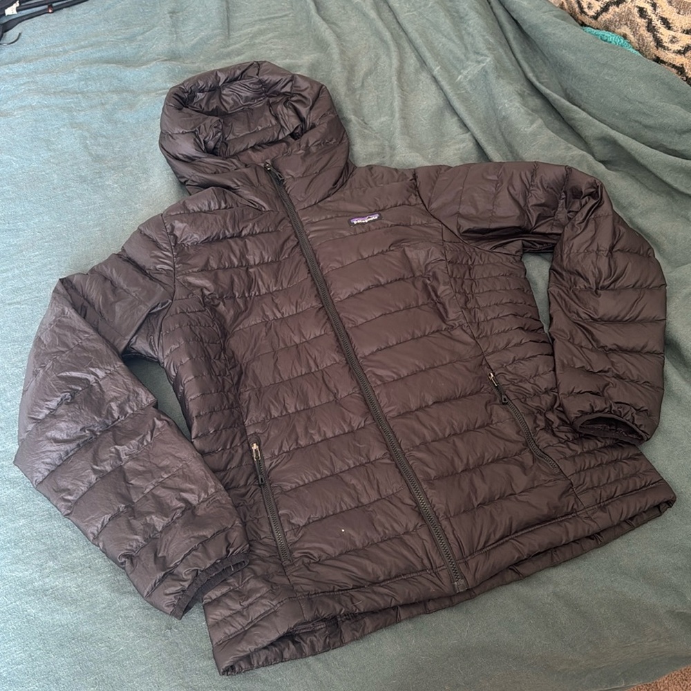 Black Patagonia Women’s Down Sweater Hoody